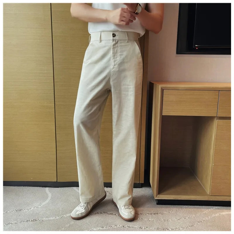 Men's Tencel Linen Blend Casual Shorts – Breathable, Lightweight & Cool-Touch Drawstring Waist for Summer