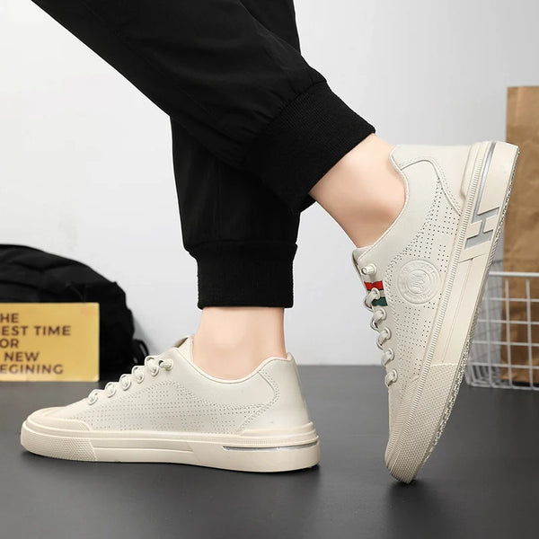 Casual trendy shoes men four seasons breathable outdoor sports shoes student running shoes slow walking shoes Platform Sneaker