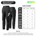 ROCKBROS Warm Winter Pants Fleece Sweatpant Trousers Outdoor Camping Hiking ThickenTrousers Detachable Windproof Ski Pants Men