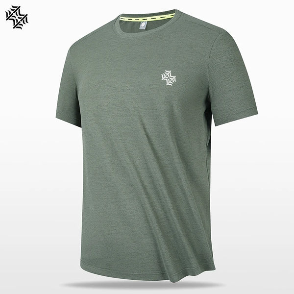 SBWL High Quality Men's Outdoor Hiking Running Weight Loss Fitness Sports Quick Drying T-Shirt Ice Silk Breathable Sweatshirt
