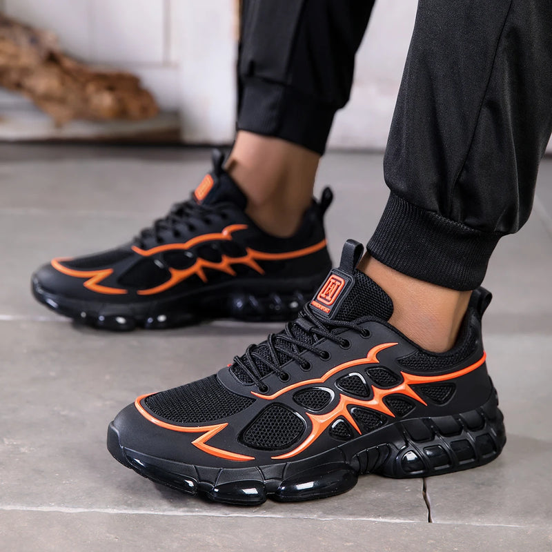 Mens Running Shoes 2026 New Trendy Breathe Cushioning Wear-resistant Multi-Color Daily Sports Casual Sneakers for Men