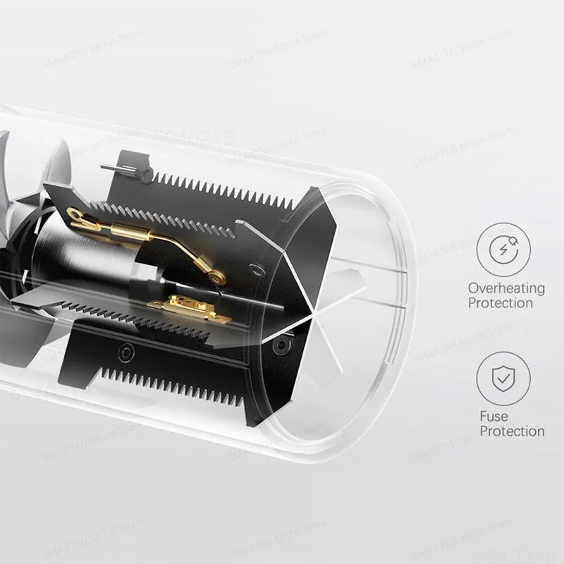 MIJIA H101 Portable Hair Dryer,Foldable,15m/s,50 Million Negative Ions Dryers,4 Modes,1600W,220V CN Version With Adapter