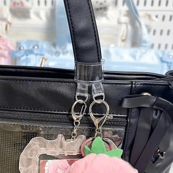 3pcs Bag Hook Extension Buckle,Plush Toy Anti-Lost Backpack,Buckle Key,Buckle Handbag Storage Decoration,Practical Hook