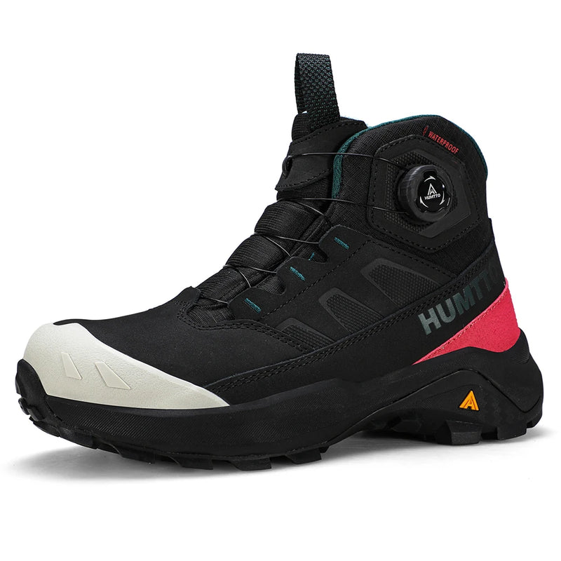 HUMTTO Trekking Boots for Woman Winter Womens Hiking Shoes Breathable Designer Climbing Shoes Anti-slip Leather Outdoor Sneakers
