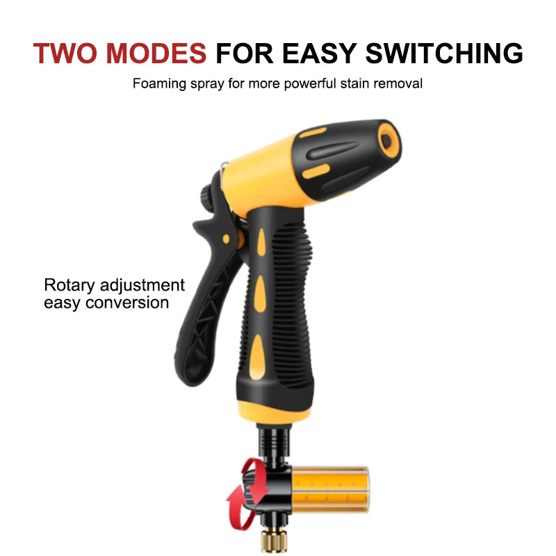SEAMETAL High-pressure Car Wash Gun Nozzle 10 meter Water Pipe with Car Wash Tool Set Extension Water Hose for Car Accessories
