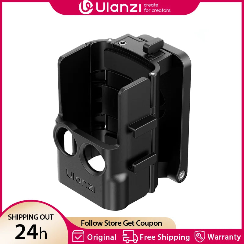 ជើងទ្រពង្រីកម៉ាញេទិក Ulanzi PK15 Pocket 3 សម្រាប់ DJI OSMO Pocket 3 ជើងទ្រភ្លើងវីដេអូដែលអាចលៃតម្រូវបាន 180°