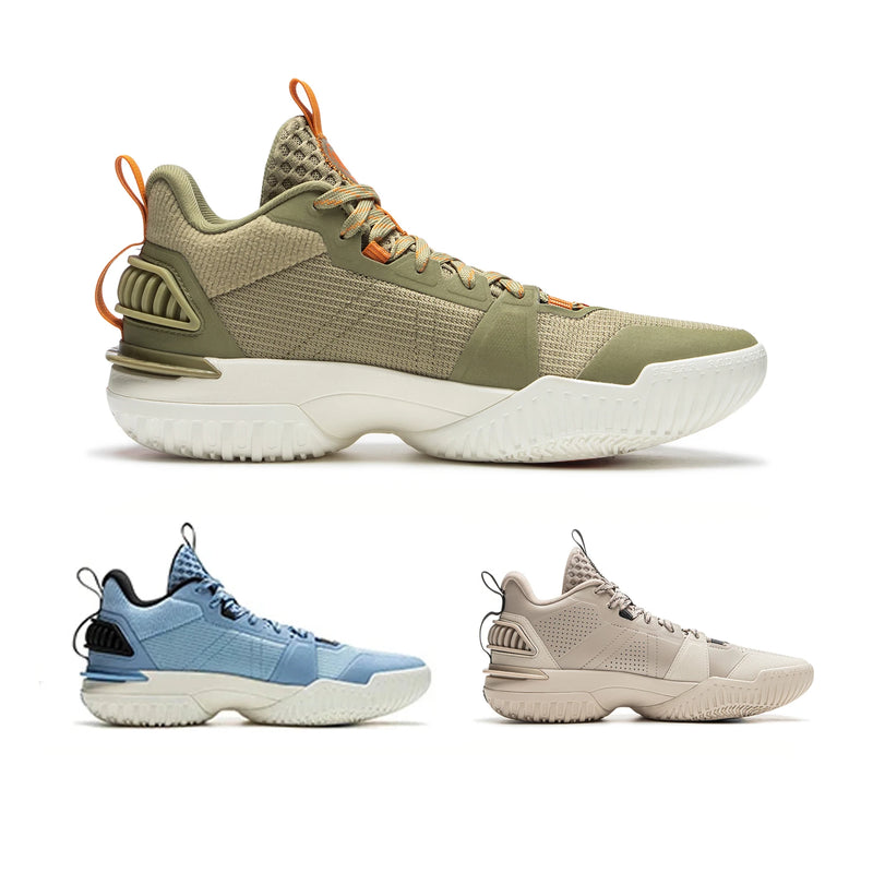 Li-Ning Men's BAD5 STORM 2024 WNTR Outdoor Basketball Shoes LIGHT FOAM PLUS Cushion TUFF OS Wearable LiNing Sneakers ABFU051