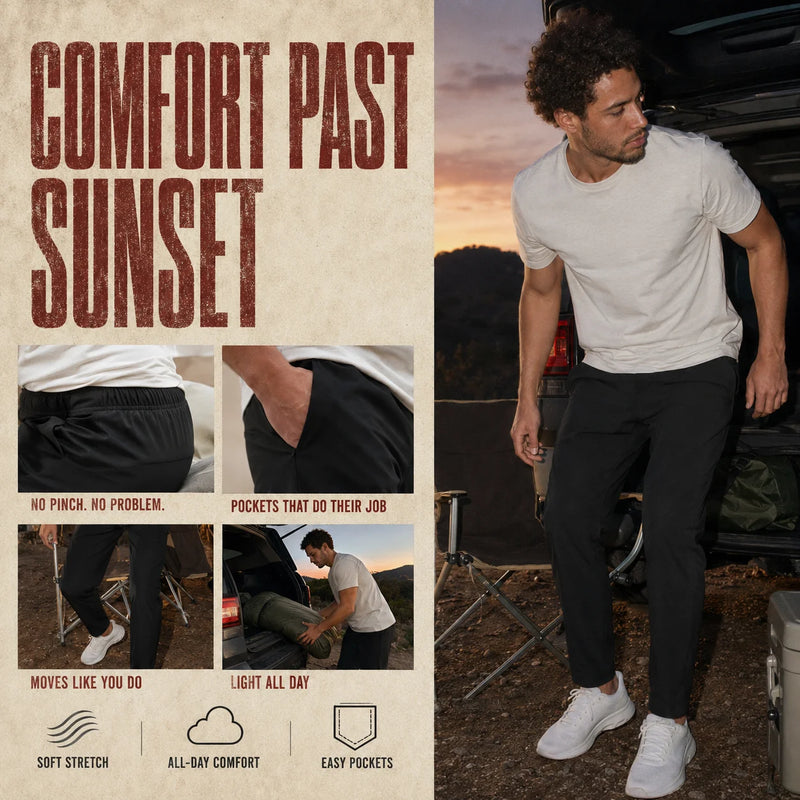 SBWL Men's Solid-Color Outdoor Sports Stretch Pants High-Quality Casual Wear for Running Hiking Long pants