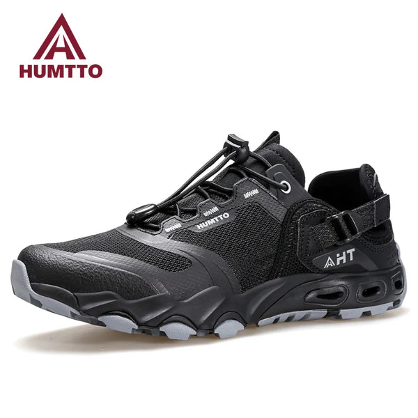 HUMTTO Summer Wading Hiking Shoes for Men Outdoor Man Sneakers Breathable Quick Drying Sports Trekking Beach Barefoot Mens Shoes