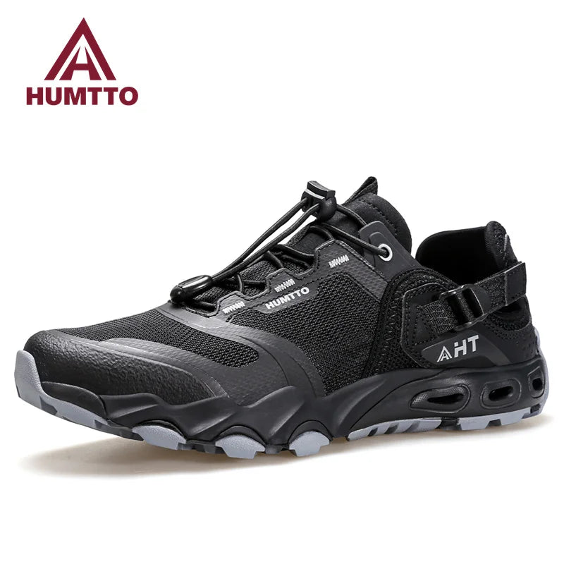 HUMTTO Summer Wading Hiking Shoes for Men Outdoor Man Sneakers Breathable Quick Drying Sports Trekking Beach Barefoot Mens Shoes