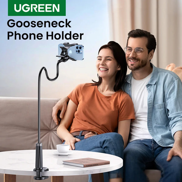 UGREEN ជើងទ្រទូរស័ព្ទ ជើងទ្រទូរស័ព្ទសម្រាប់ iPhone 16 15 Pro Xiaomi Samsung Tablet ជើងទ្រទូរស័ព្ទអាលុយមីញ៉ូម