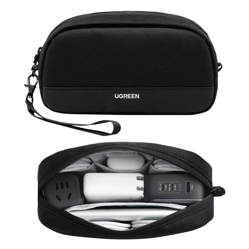 UGREEN Storage Bag Case Organizer Bag S/M Size for Earphone USB Cable Cell Phones Charger PC Digital Laptop Accessories Bag