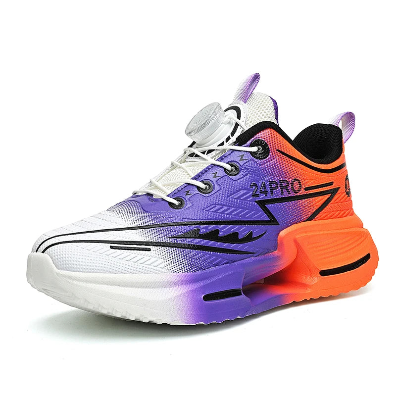 Childrens Sports Shoes 2025 Autumn New Ultra Light Cushioned Sneakers Outdoor Training Flat Comfortable Running Shoes for Kids