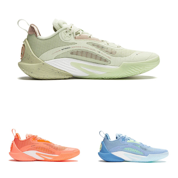 ស្បែកជើងបាល់បោះ Li-Ning បុរស SPEED X Professional BOOM Cushion COOL SHELL Stable Support Sneakers Sport Shoes ABAU021