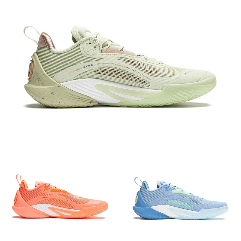 Li-Ning Men's SPEED X Professional Basketball Shoes BOOM Cushion COOL SHELL Stable Support Sneakers Sport Shoes ABAU021