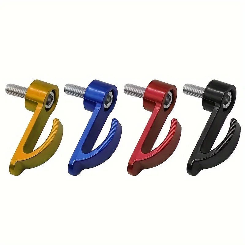 1set Universal Motorcycle Hook/Storage & Helmet Holder for Electric Additions, Aluminum Alloy, Single Hole Handlebar Hook