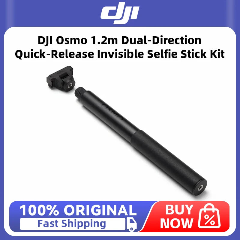 DJI Osmo 1.2m Dual-Direction Quick-Release Invisible Selfie Stick Kit for Osmo 360 II