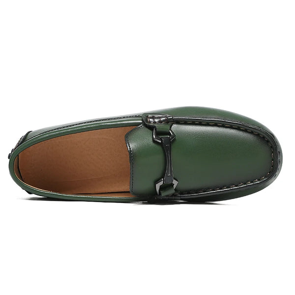 Spring Autumn Men Casual Loafers Slip-On Leather Shoes Luxury Loafer Shoes Mocasines Hombre Big Size 47 48 Dropshipping