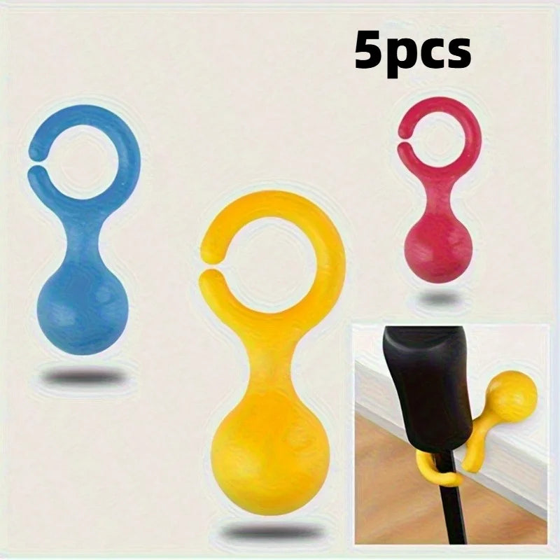 5pcs Umbrella Stand/Cane Stand, Portable  Support Accessories, Anti-Fall, Classic Style, Plastic, Home Umbrella Organizer