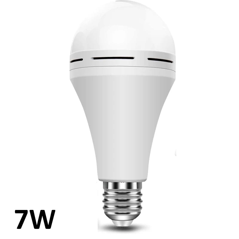 E27 Rechargeable LED Lamp Bulbs 7-15W High Brightness Emergency Light Bulb Outdoor Camping Fishing Portable Lamps Lights