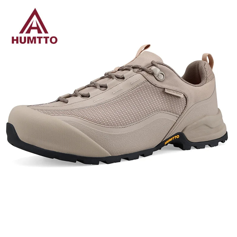 HUMTTO Trekking Shoes Man Breathable Winter Hiking Shoes for Men Non-slip Designer Water-resistant Outdoor Walking Mens Sneakers