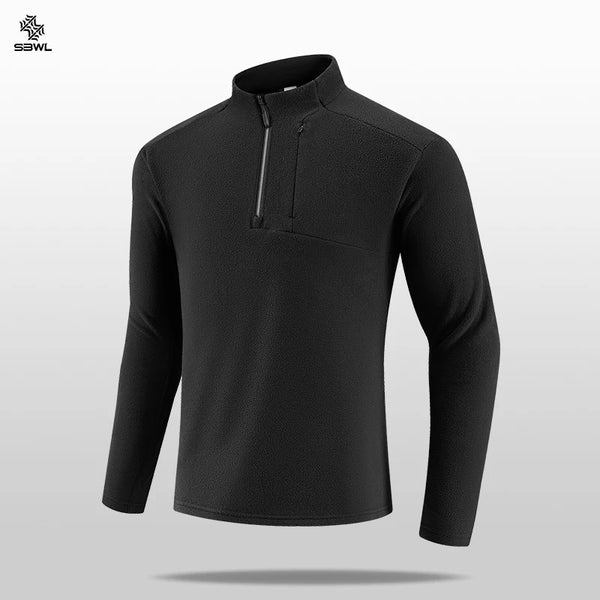 SBWL New High-Quality Men's Autumn and Winter Outdoor Sports Inner Layer Warm Long-Sleeved T-Shirt Fitness Running Jacket Tops
