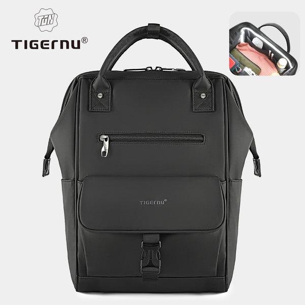 Tigernu 15.6 inch Multifunctional Women Laptop Backpack TPU Waterproof With LED Strip For Travel School Business Daily Commute
