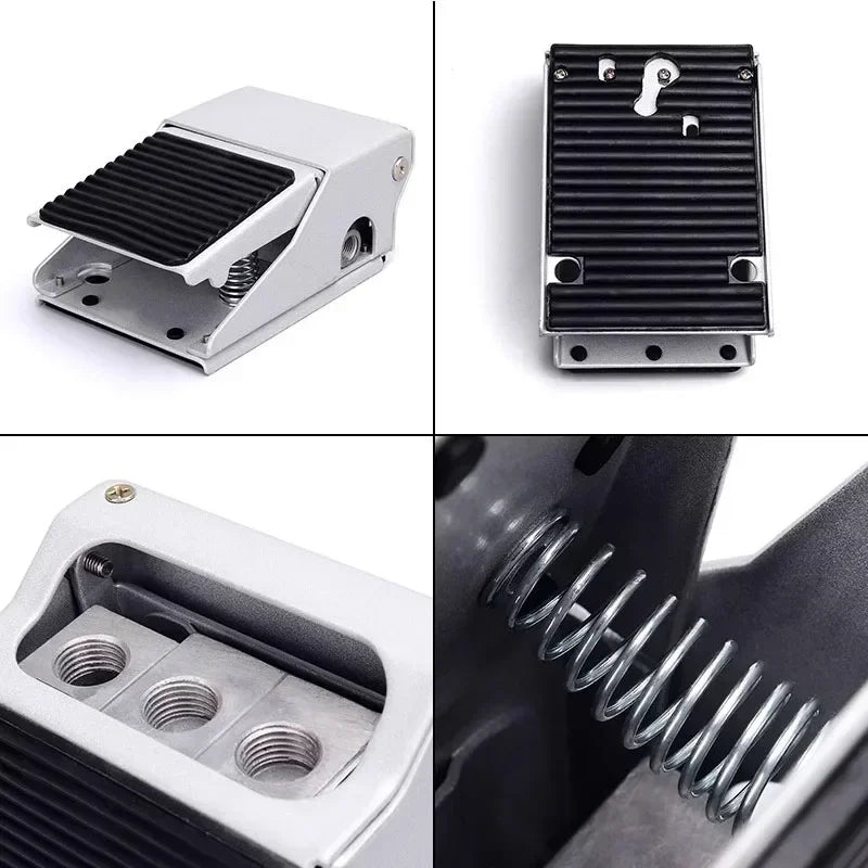 Industrial Pneumatic Foot Pedal Switch: 4F210-08 08L Air Control Valve, FV420 Foot Switch and FV320 Air Cylinder Valve