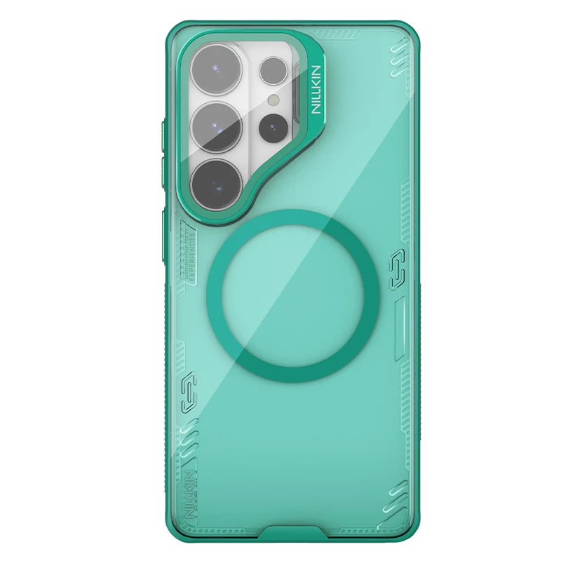 NILLKIN For Samsung Galaxy S26 Ultra Magsafe Case Iceblade Prop With Lens Holder Magnetic Back Cover for Samsung S26 Ultra Cases