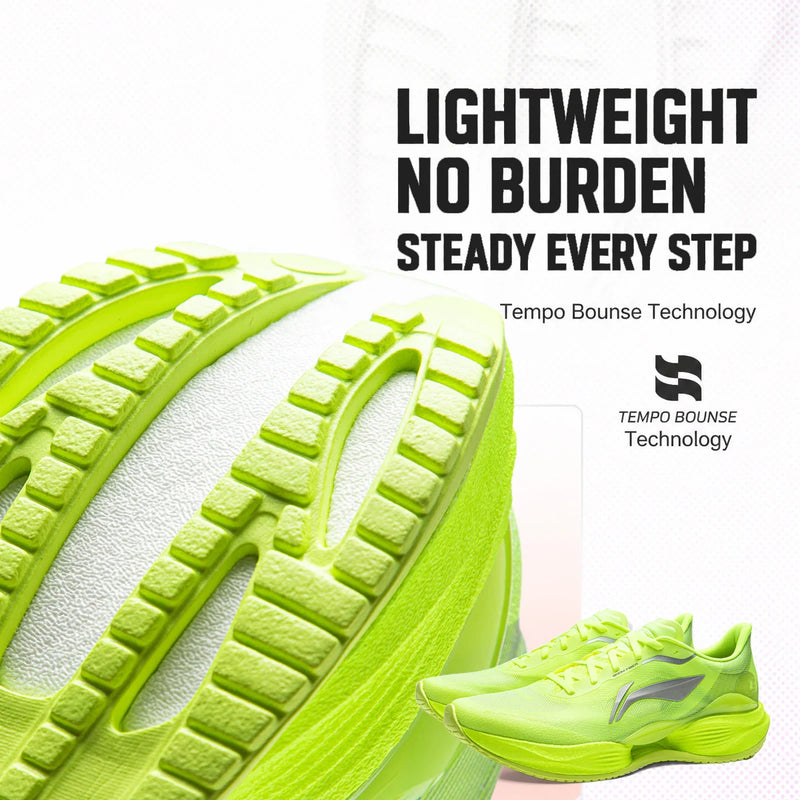ស្បែកជើងរត់បុរស Li-Ning SUPER LIGHT 23 Light BOOM មានខ្យល់ចេញចូលបានល្អ ប្រើប្រាស់បានយូរ មានផាសុកភាព ស្បែកជើងប៉ាតារត់ហាត់ប្រាណប្រចាំថ្ងៃ LiNing ARBW017