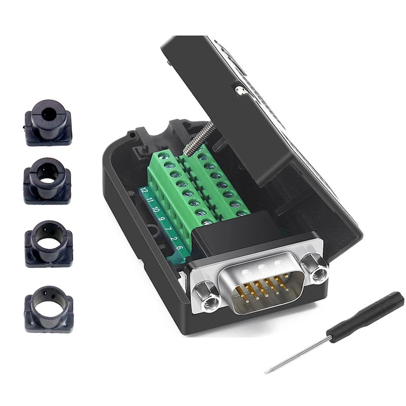 DB15 Solder-free VGA Connector Male Female HDB15-pin Plug Industrial Grade VGA 15 Pin 3+9 Computer Monitor Projector Connector