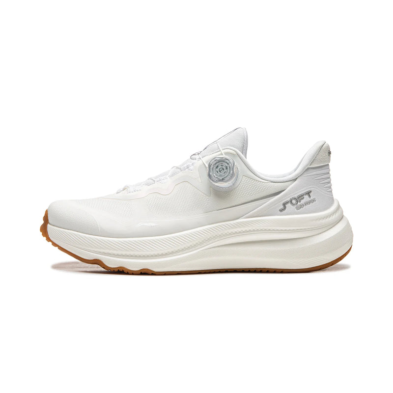 ស្បែកជើងកីឡា Li-Ning Unisex SOFT GO MAX 2 COMFOAM MAX Cushion កែងក្រាស់ រចនាបថទាន់សម័យ ស្បែកជើងដើរធម្មតា AGLW131