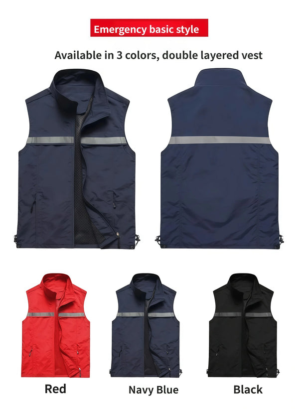 High-end work uniform jacket customization with logo Inspection fire rescue safety supervision emergency management jacket
