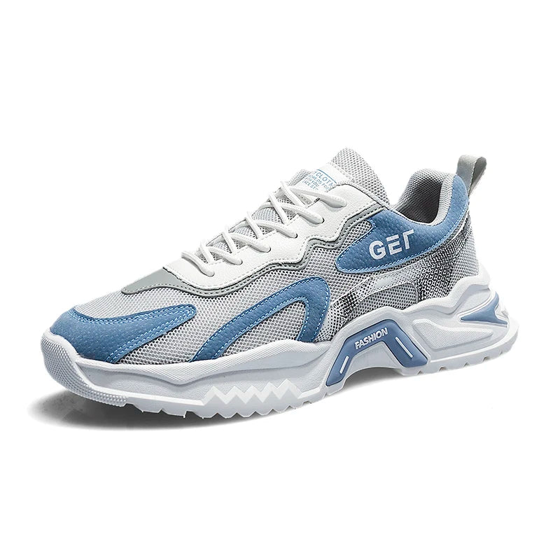 Men's Korean trend casual sports shoes four season soft sole non-slip comfortable outdoor running shoes fashion student sneakers
