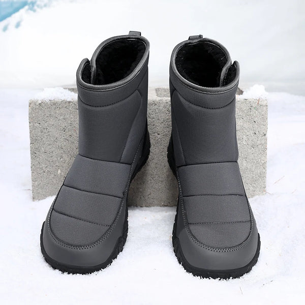 Plus Big Size 50 51 52 53 Winter Wide Toe Box Snow Boots Insulated Boots Warm Fleece Lined Anti-Slip Outdoor Cold Weather Boots