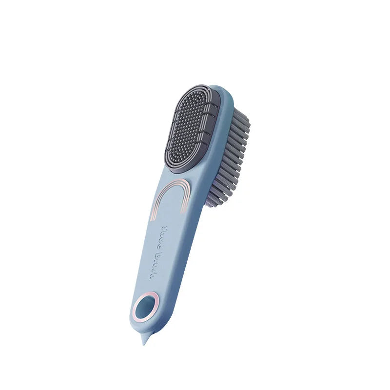 1pc Multi Functional Raw Rubber Suede Shoe Brush Dual Sided Anti Slip Stain Remover For Boots Leather Goods Care,shoe brush