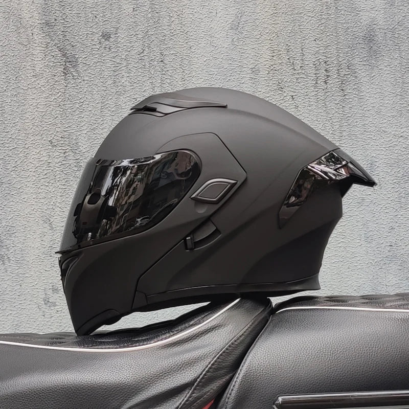 2024 New ORZ-169B Flip Up Motorcycle Helmet Full Face Off Road Casque M-XXL Szie Motocross Cascos Para Moto Dot Approved Unisex