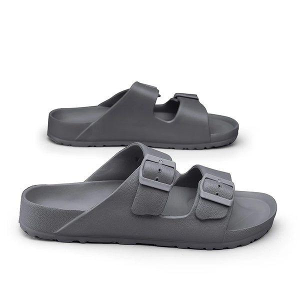Summer Adjustable Soft Slides Slippers For Men Flat EVA Slippers Lightweight Anti Slip Slippers Size 34-47 48 49 50 Dropshipping