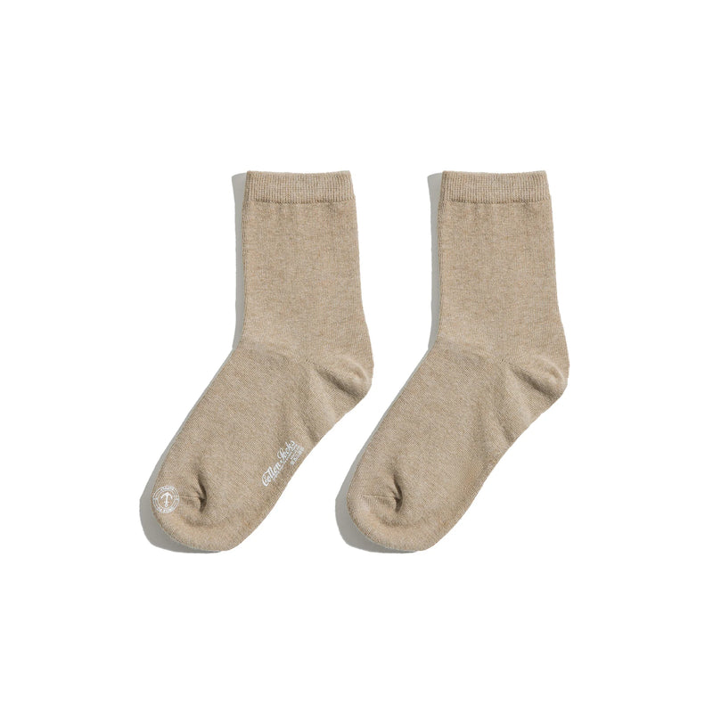 Maden 3 Pack Pairs Printed Knitted Mid-calf Socks Sweat-absorbent Solid Color Socks Non-slip Men's Socks for Spring and Autumn
