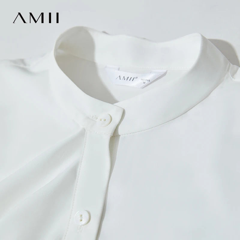អាវ Amii Minimalist រលុងរដូវក្តៅឆ្នាំ ២០២៥ អាវស្ត្រីការិយាល័យថ្មី អាវក្រៅកអាវធម្មតា ដៃអាវគ្មានដៃ អាវរំយោលស្រាល 12542187