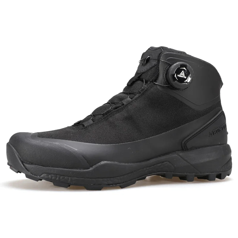 HUMTTO Trekking Boots for Woman Winter Womens Hiking Shoes Breathable Designer Climbing Shoes Anti-slip Leather Outdoor Sneakers