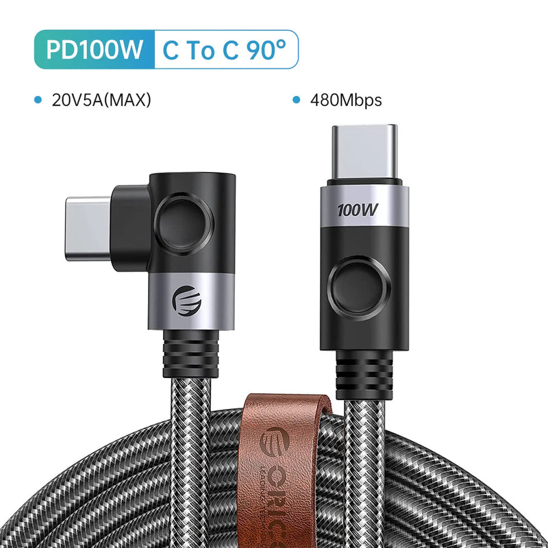 ORICO USB C Cable PD 100W LED Display Fast Charger kit 5A Quick Charge Computer Wire for Macbook Pro iPhone15 iPad Pro Samsung