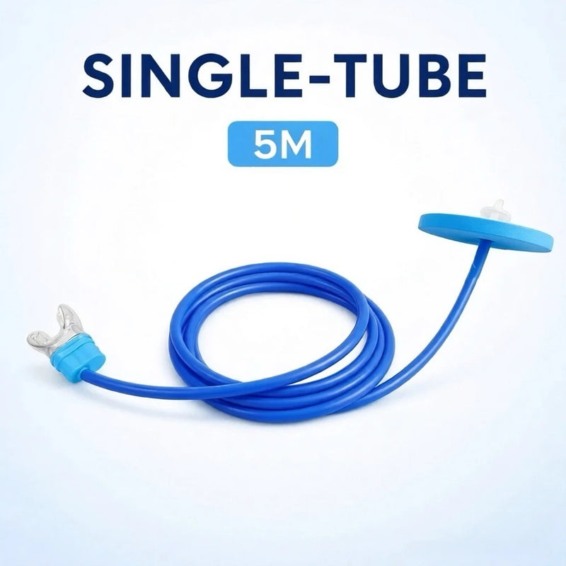 Floating Air Intake Dry Snorkel Tube, Adult Silicone Underwater Breathing Equipment, Freediving Swimming Training Snorkeling Ge