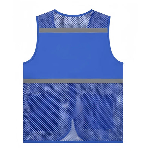 2026 Summer Breathable Lightweight Mesh Fishing Vest Volunteer Workwear Custom Logo Printed Advertising Clothing Work Vest
