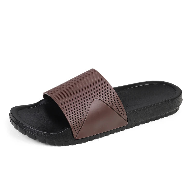 Large Size 49 50 51 52 Soft Rubber Indoor Slippers Men Home Shoes Flat Sandals Slides Outdoor Beach Shoes Summer for Big Foot