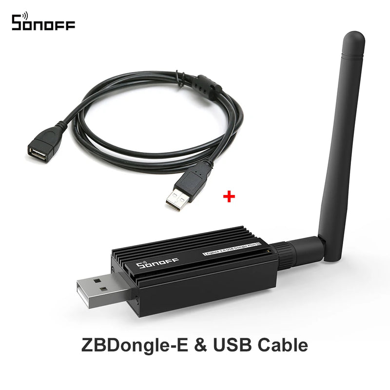 SONOFF ZBDongle-E USB Dongle Plus ZigBee 3.0 Wireless Zigbee Gateway Analyzer ZHA Zigbee2MQTT Pre-Flashed As Coordinator