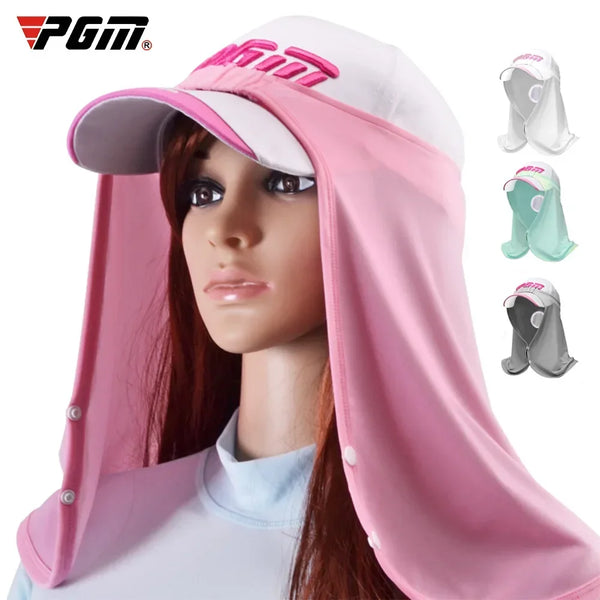 PGM Men Women Summer Sun Protection Golf Caps No Hat Viscose Fiber Scarf Sun Protection Headscarf Viscose Fiber Mask WB001