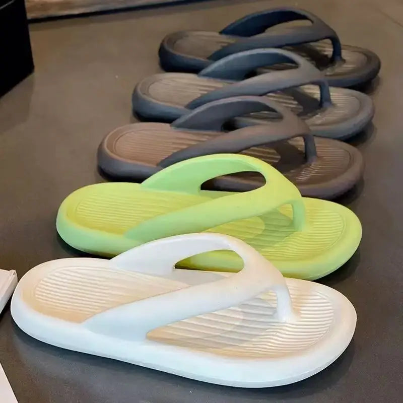 Summer EVA Flip-Flops for Women And Men Couple Beach Vacation Sandals Comfortable Outdoor Wear
