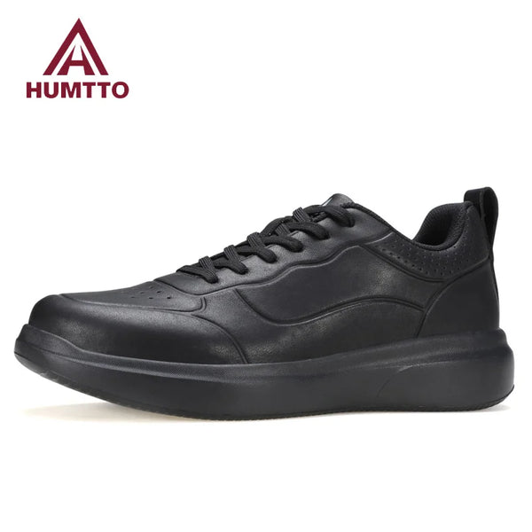 HUMTTO Winter Walking Shoes Breathable Shoes for Man Non-slip Outdoor Sneaker Designer Men's Sports Shoe Leather Casual Sneakers