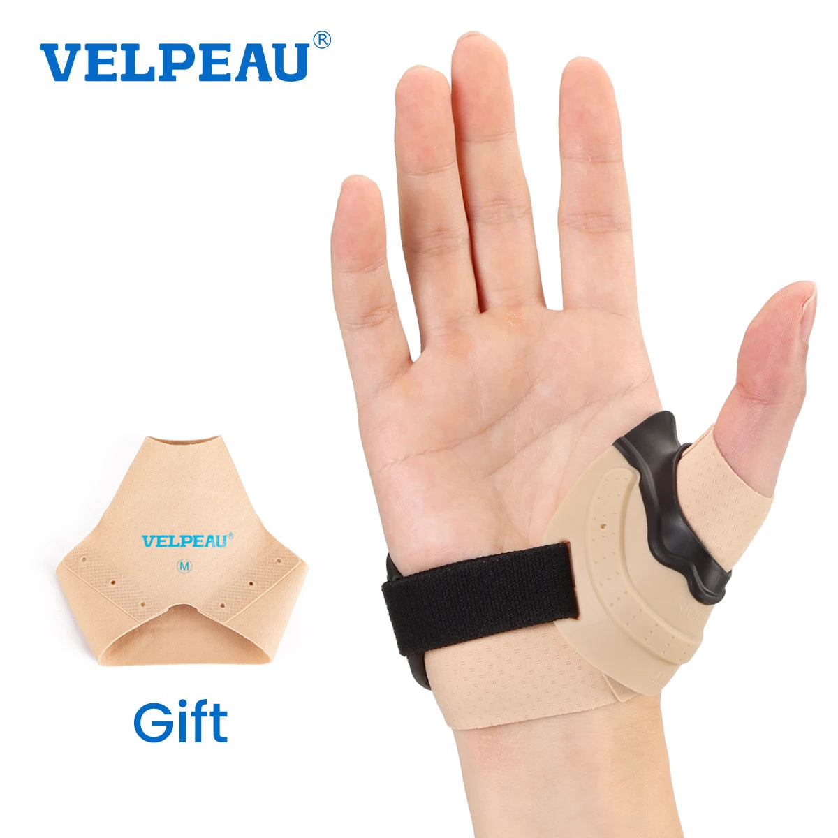 VELPEAU CMC Thumb Brace for Osteoarthritis and Arthritis Thumb Splint Support Anti Cracking And without Limiting Hand Function